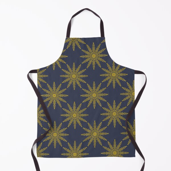 Item preview, Gold Filigree Luxury Pattern | Navy Blue Baroque Seamless designed and sold by Dino-Lune.