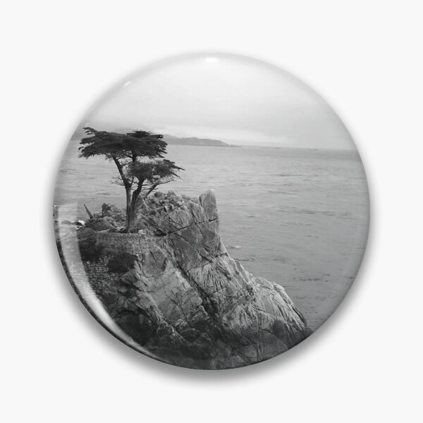 Item preview, The Lone Cypress b/w designed and sold by Tammy's Handmade Gifts.