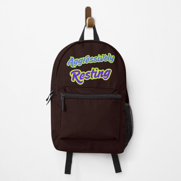 Item preview, Aggressively Resting – Funny Introvert Recovery Quote designed and sold by ArtPer-design.