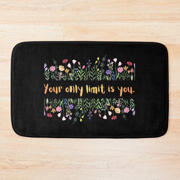 Item preview, Your Only Limit Is You Cute Vintage Flowers Motivational Quote For Entrepreneurs Dreamers And Goal Getters Inspirational Success Mindset Gift designed and sold by Im-Ara.