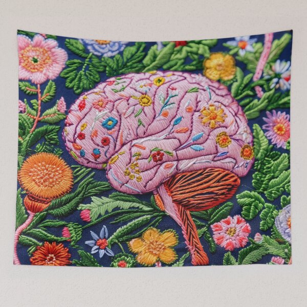Item preview, Embroiled brain for special moments designed and sold by oryggy.