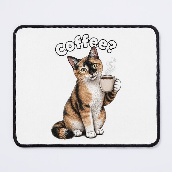 Item preview, Coffee? Funny Calico Cat Lover Design designed and sold by PierniksWorld.
