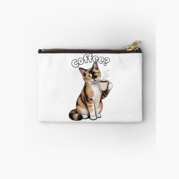 Item preview, Coffee? Funny Calico Cat Lover Design designed and sold by PierniksWorld.