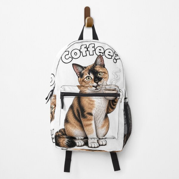 Item preview, Coffee? Funny Calico Cat Lover Design designed and sold by PierniksWorld.