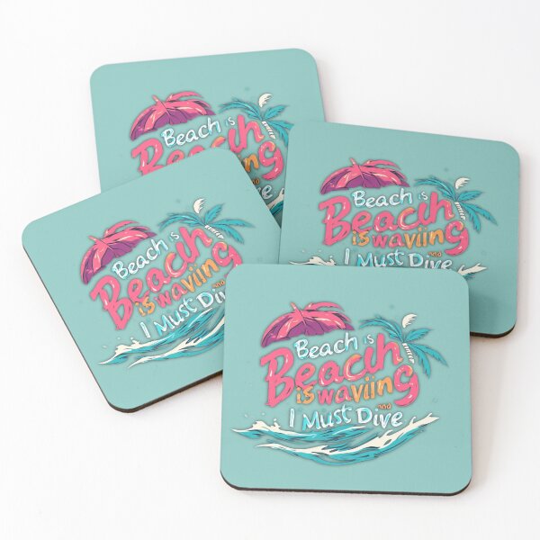 Item preview, Beach is waving and I must dive in designed and sold by Jsw-speedartja.