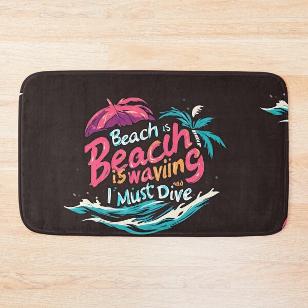 Item preview, Beach is waving and I must dive in designed and sold by Jsw-speedartja.