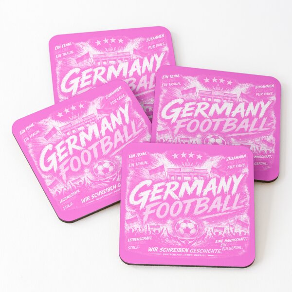 Item preview, Germany Football Pink Typography Design | Modern Soccer Supporter Graphic designed and sold by TKOprintdesigns.