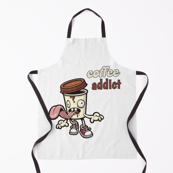 Item preview, Coffee Addict Crazy Coffee Cup Character - Funny Caffeine Lover Design designed and sold by SupplyCode.