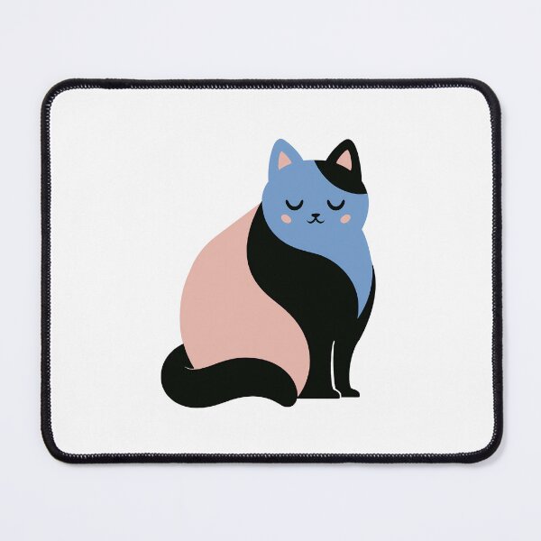 Item preview, Whimsical Pastel Cat Illustration designed and sold by AI-lineDesign.
