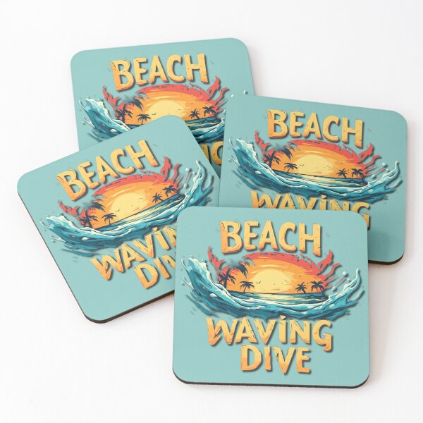 Item preview, Beach is waving and I must dive in designed and sold by Jsw-speedartja.