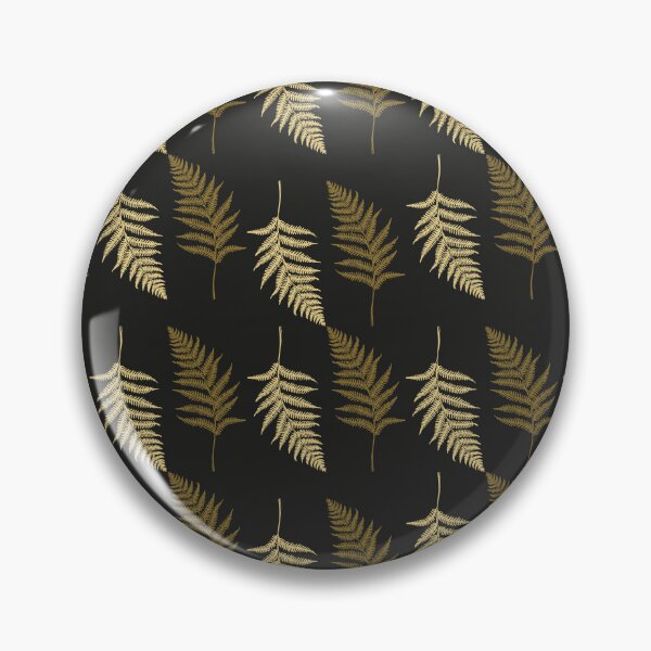 Item preview, Gold Fern Pattern | Black Gold Luxe Seamless Botanical Surface designed and sold by Dino-Lune.