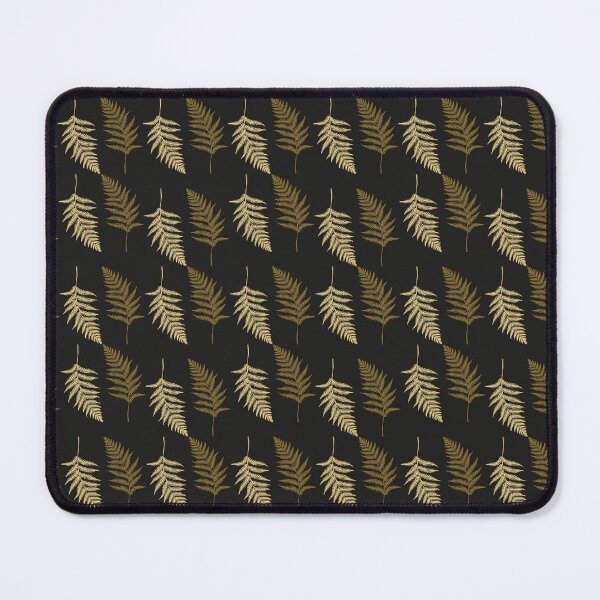 Item preview, Gold Fern Pattern | Black Gold Luxe Seamless Botanical Surface designed and sold by Dino-Lune.
