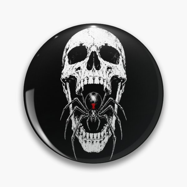 Item preview, Black Widow Spider Skull Gothic Horror designed and sold by trajeado14.