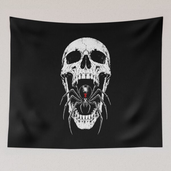 Item preview, Black Widow Spider Skull Gothic Horror designed and sold by trajeado14.
