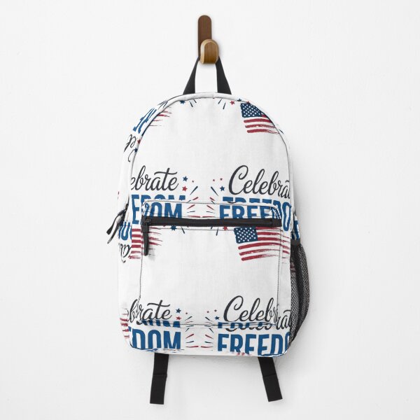 Item preview, Celebrate Freedom – Patriotic American Flag Fourth of July Design designed and sold by DoodloraStudio.