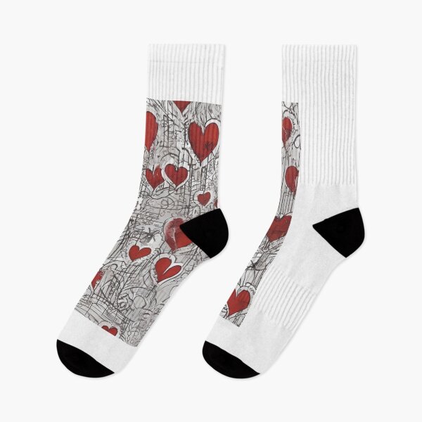 Item preview,  Gothic Symphony – Seamless Dripping Hearts Pattern designed and sold by UmSkelig834.