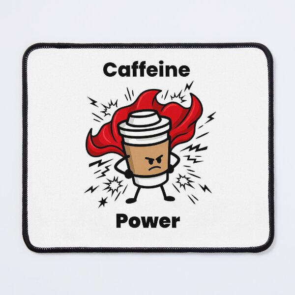 Item preview, Caffeine Power Superhero Coffee Cup - Funny Coffee Lover Design designed and sold by SupplyCode.