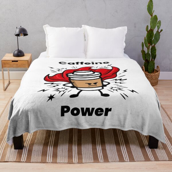 Item preview, Caffeine Power Superhero Coffee Cup - Funny Coffee Lover Design designed and sold by SupplyCode.