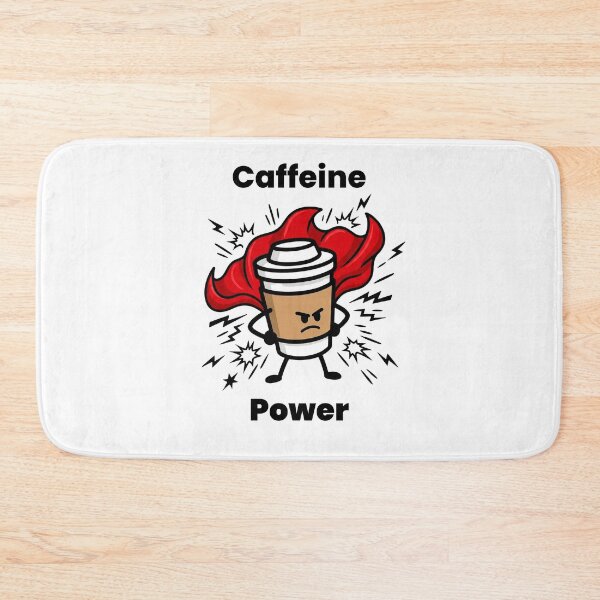 Item preview, Caffeine Power Superhero Coffee Cup - Funny Coffee Lover Design designed and sold by SupplyCode.