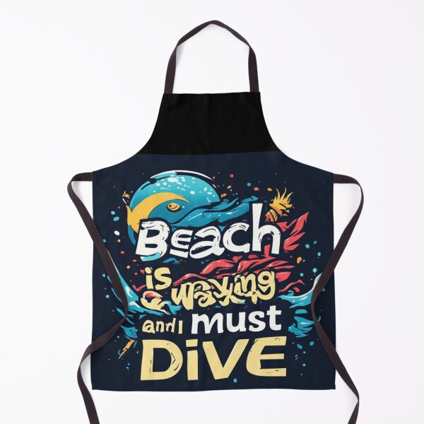 Item preview, Beach is waving and I must dive in designed and sold by Jsw-speedartja.