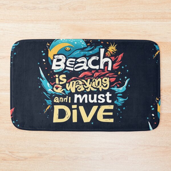 Item preview, Beach is waving and I must dive in designed and sold by Jsw-speedartja.