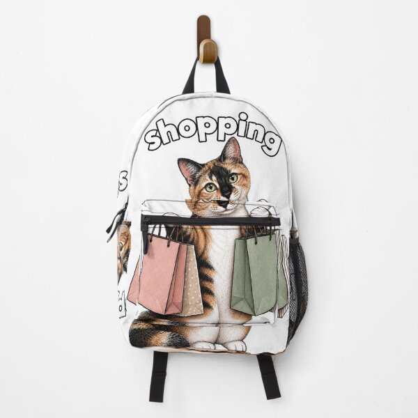 Item preview, Shopping? Cute Calico Cat Shopaholic Design designed and sold by PierniksWorld.
