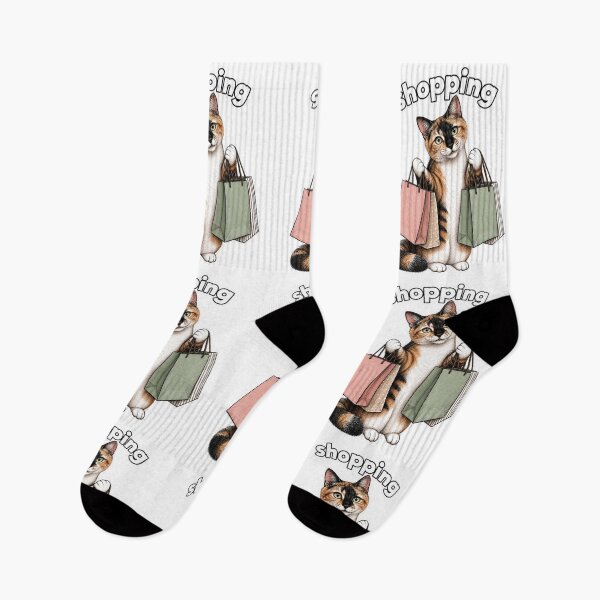 Item preview, Shopping? Cute Calico Cat Shopaholic Design designed and sold by PierniksWorld.