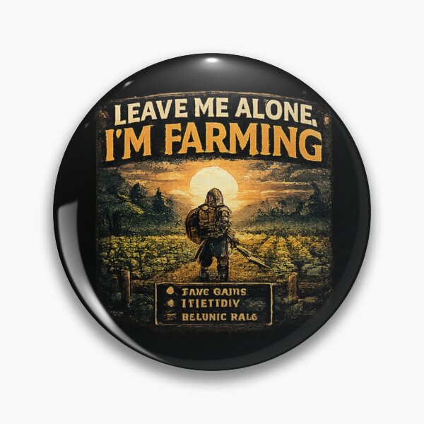 Item preview, Leave Me Alone I'm Farming – Cozy Gamer Design designed and sold by N4ST1C.