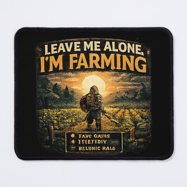 Item preview, Leave Me Alone I'm Farming – Cozy Gamer Design designed and sold by N4ST1C.