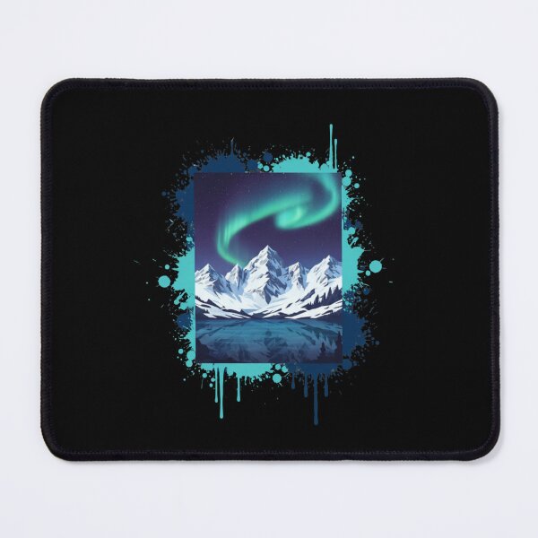 Item preview, Aurora Borealis Norway Photo Splatter Art Design Comfort Colors designed and sold by FreeArt2.