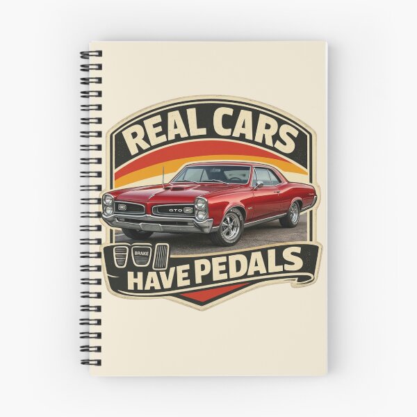 Item preview, Real Cars Have Pedals Badge designed and sold by Retro Arabica.