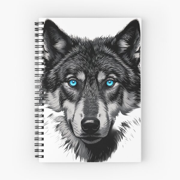 Item preview, Blue Eyed Black Wolf Graphic designed and sold by ademstoree.