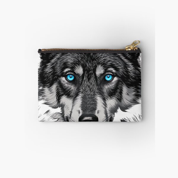 Item preview, Blue Eyed Black Wolf Graphic designed and sold by ademstoree.