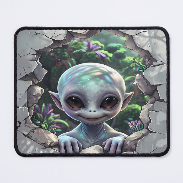Item preview, Hello Earthlings - Cute Baby Alien Pop Art designed and sold by Modern Nest Art.