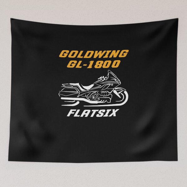 Item preview, Honda Goldwing GL1800 Flat Six T-Shirt - Premium Touring Motorcycle Graphic for Long-Distance Riders designed and sold by ColorRebel.