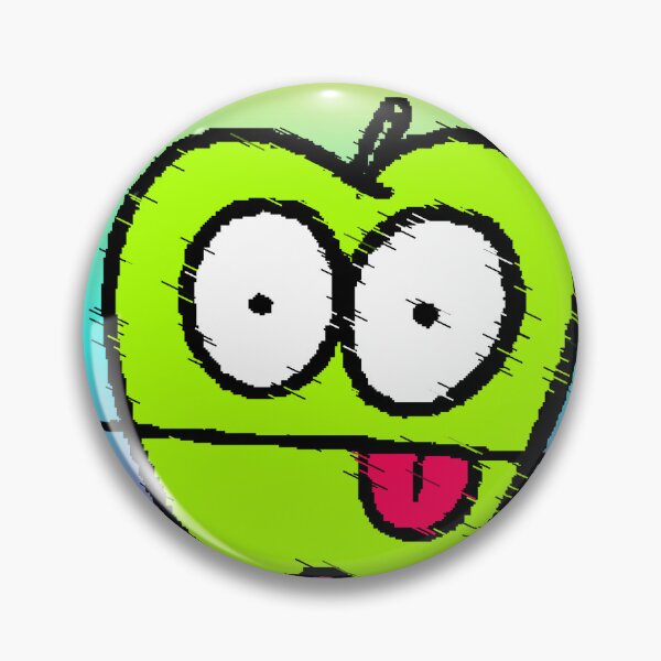 Item preview, Green Apple Glitch Big Eyes Neon Gradient Kawaii Gift designed and sold by AstronautMerch.