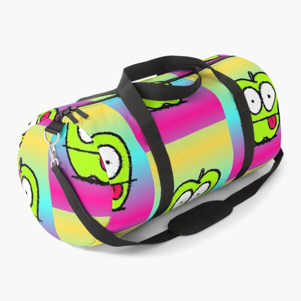 Item preview, Green Apple Glitch Big Eyes Neon Gradient Kawaii Gift designed and sold by AstronautMerch.