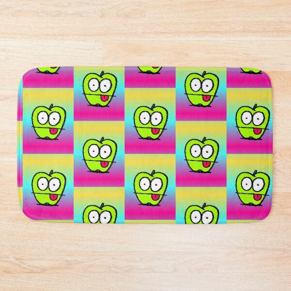 Item preview, Green Apple Glitch Big Eyes Neon Gradient Kawaii Gift designed and sold by AstronautMerch.