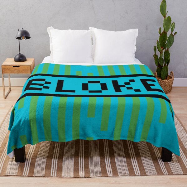 Item preview, BLOKE — Pixel Art Word | Retro 8-Bit Two-Tone Typography designed and sold by Mouremandier.