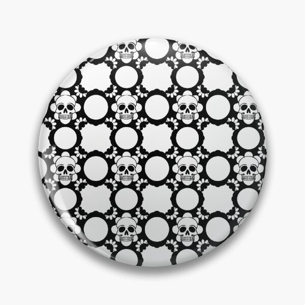 Item preview, Floral Skull Seamless Pattern designed and sold by MegaNovaArt.