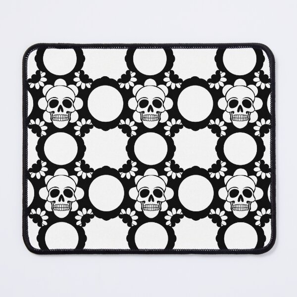 Item preview, Floral Skull Seamless Pattern designed and sold by MegaNovaArt.