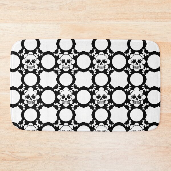 Item preview, Floral Skull Seamless Pattern designed and sold by MegaNovaArt.