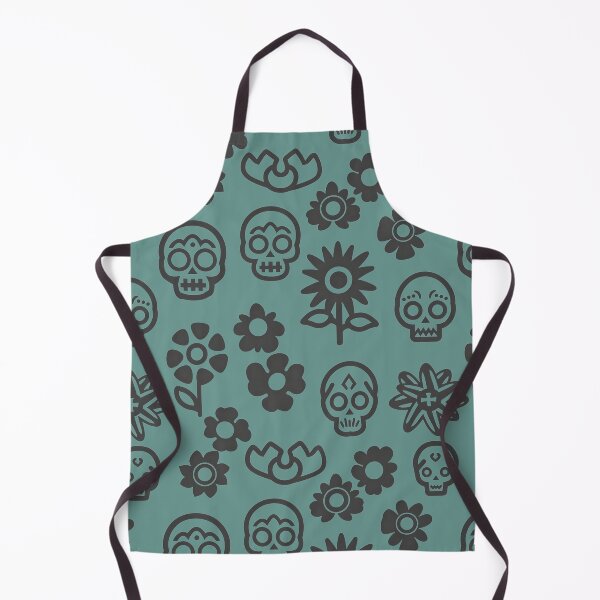 Item preview, Gothic Skull Flower Pattern designed and sold by MegaNovaArt.