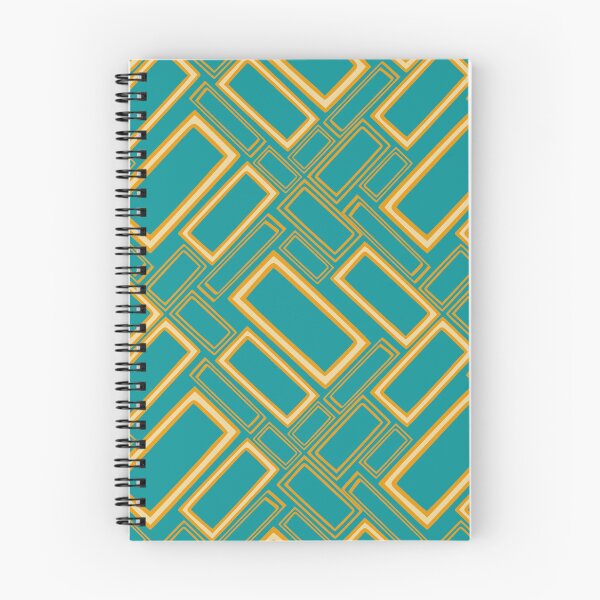 Item preview, Rectangle’s composition in yellow and turquoise 96 designed and sold by StefanStudioArt.