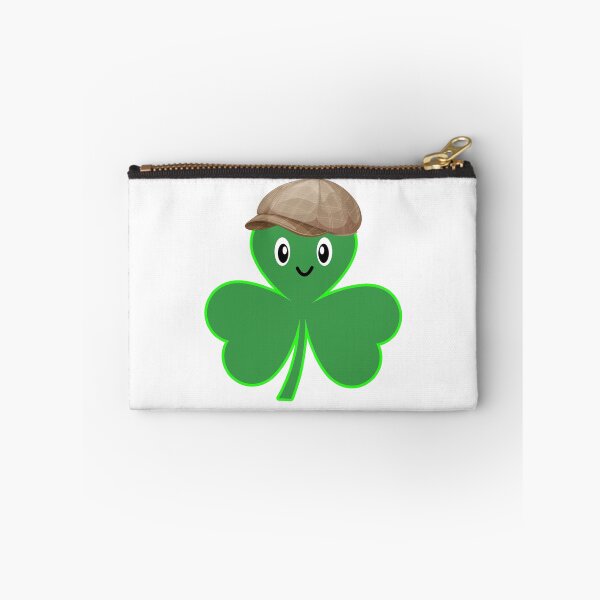 Item preview, Séamus the Shamrock Cute Irish Clover Character with Flat Cap designed and sold by heartofireland.