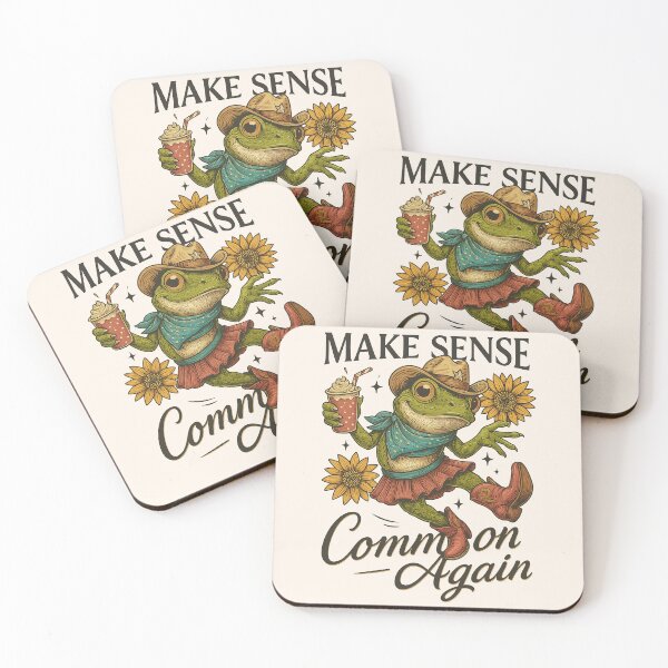 Item preview, Funny Frog Make Sense Common Again designed and sold by legendaryskins.