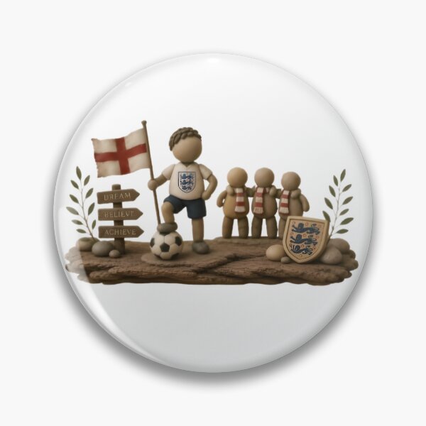 Item preview, England Football Legacy Pebble Art Shirt | England Soccer Fan Gift | Three Lions Inspired Football Design | English Pride Tee designed and sold by PebbleMood.