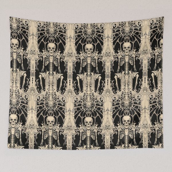 Item preview, Skeleton Cathedral Web of Bones designed and sold by MegaNovaArt.