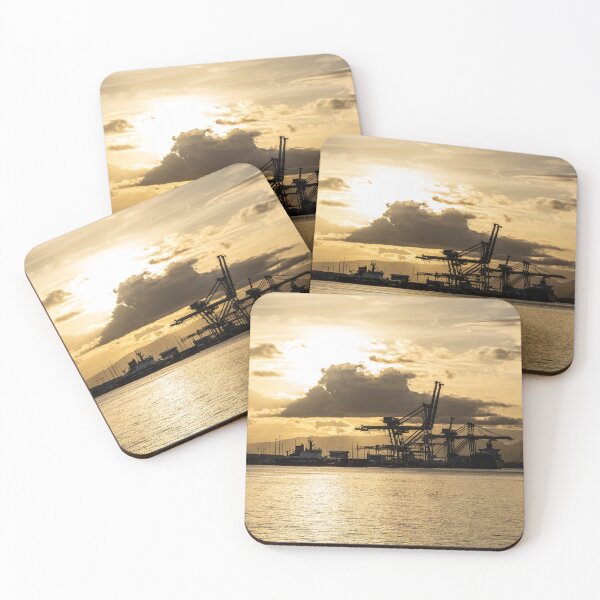 Item preview, Honolulu Harbor Sunset designed and sold by Keola Makaiau.