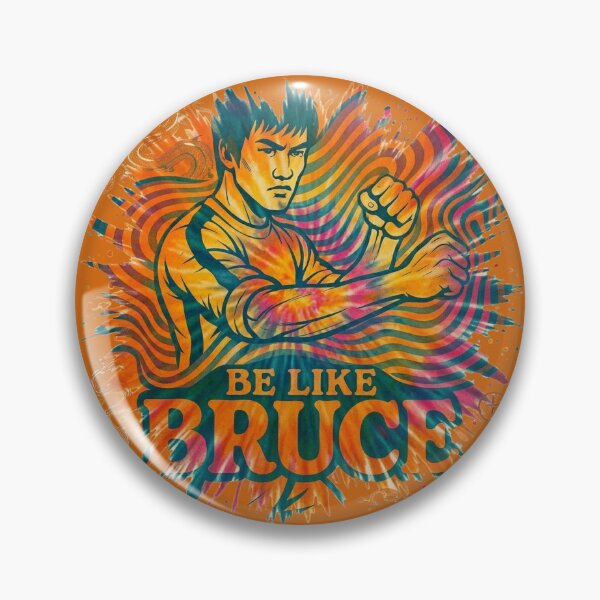 Item preview, Be Like Bruce - Explosive Retro Tie Dye designed and sold by CleverCulture.